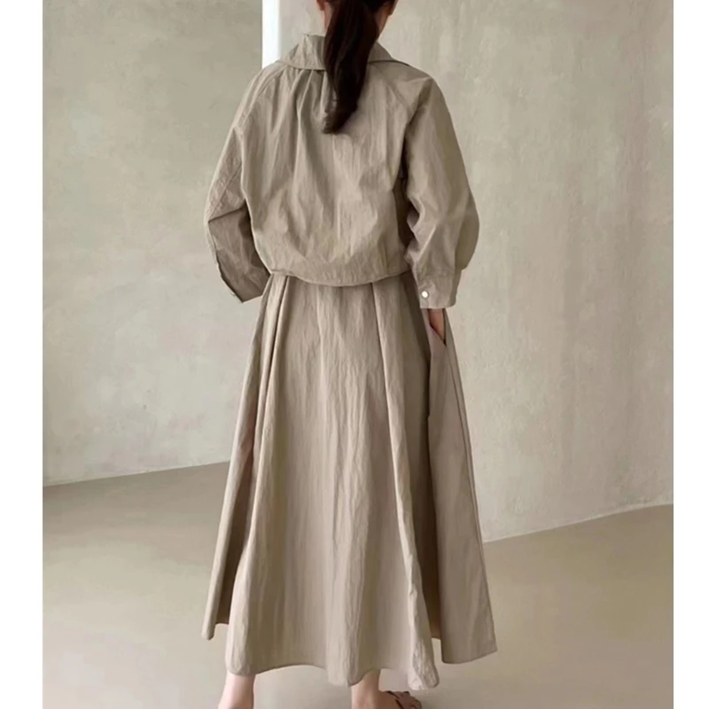 REALEFT – robe d'été 2 pièces pour femmes, ensemble veste courte rabattue et robe débardeur décontra