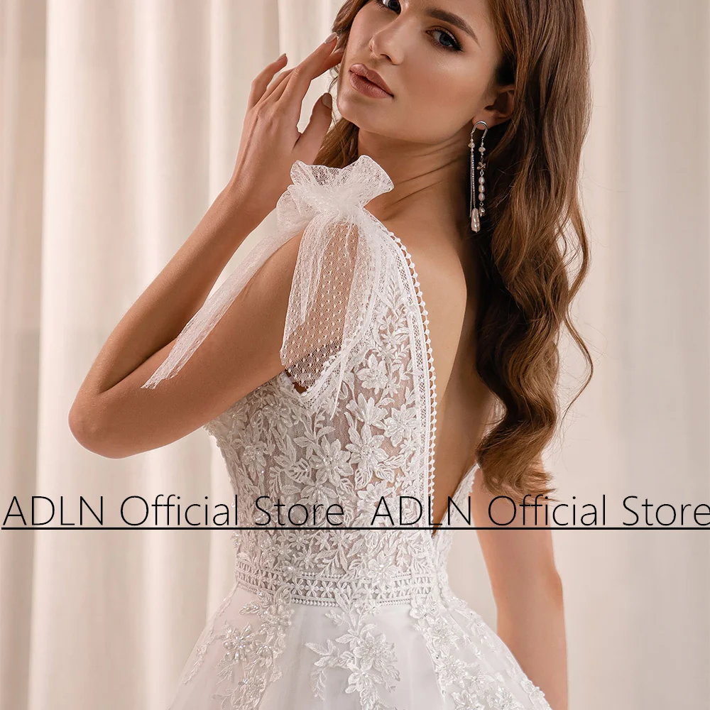 Robe de mariée trapèze en tulle pour femme