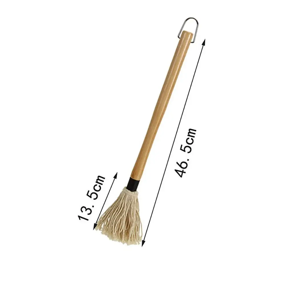 Vadrouille à badigeonner pour barbecue, balai à badigeonner, rôtir ou griller, barbecue, aménagée ade, fumer du steak ou du glaçage, 18 po