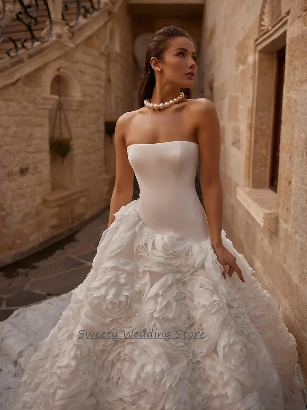 Magnifiques robes de mariée de bal personnalisées
